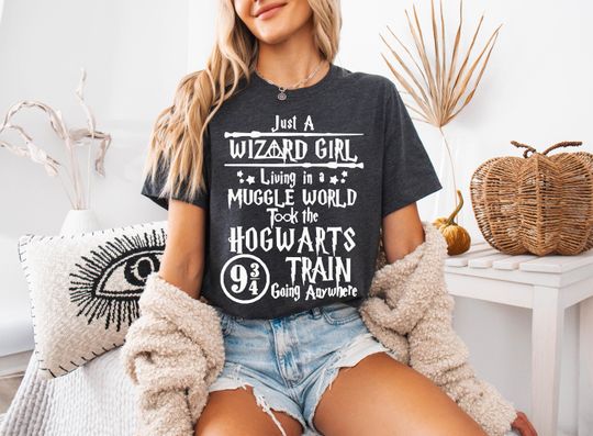 Discover Wizard Girl T-Shirt, Magic School Tee, Book Lover Gift