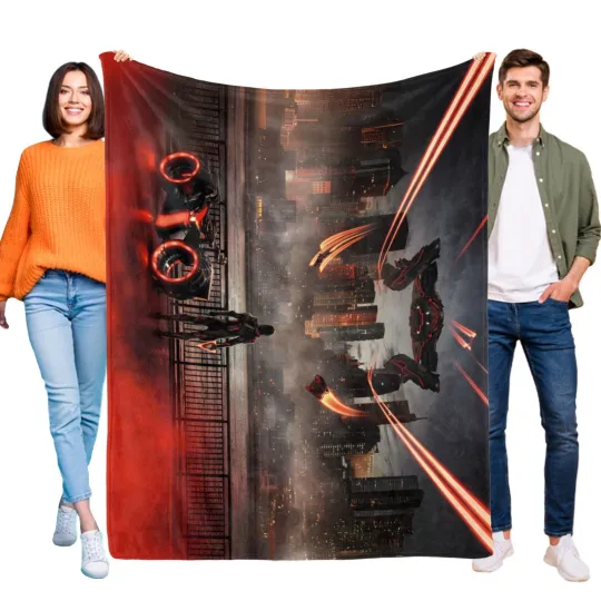 Discover Tron Ares Blanket Soft Flannel Bed Sofa Couch Throw Birthday Gift
