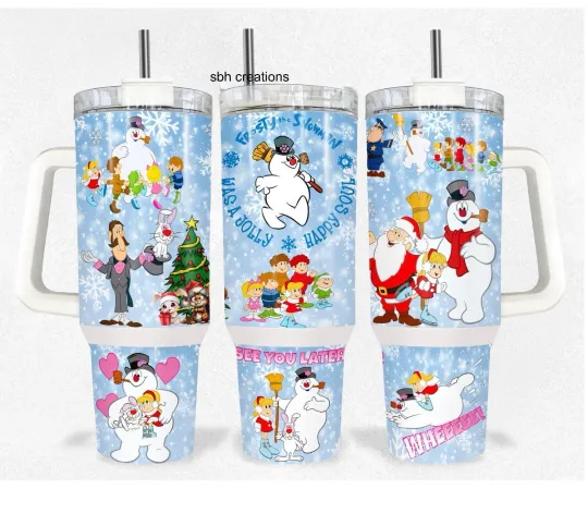 Discover 40oz Cartoon snowman