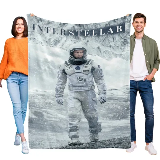 Discover Interstellar Blanket Soft Flannel Bed Sofa Throw Birthday Gift