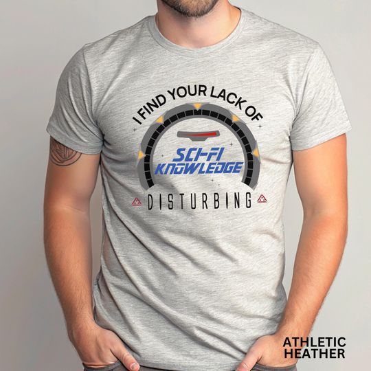 Discover Ultimate Sci-Fi Fan T-Shirt: Multiple Franchise References - Unisex Cotton Tee