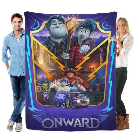 Discover Onward Blanket Soft Bed Sofa Throw Cozy Lightweight Birthday Gift for Boys