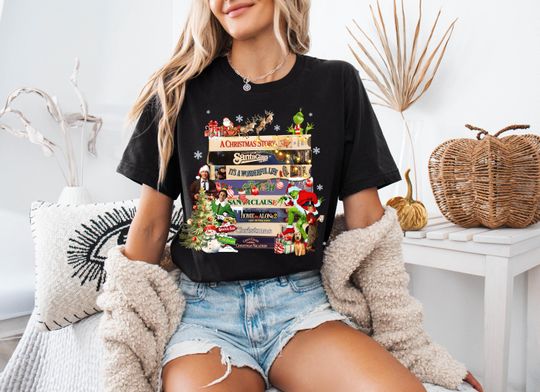 Merry Christmas 90s Movie T-Shirt, Home Alone Shirt, Christmas Gift Xmas Movie, Funny Christmas Movie, Christmas Matching Tee