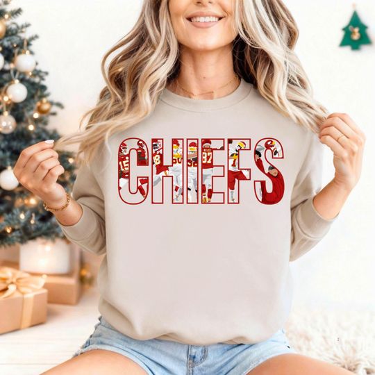 Discover Kansas City Football Sweater, American Football Sweatshirt, Football Lover Sweatshirt, Gift for Father