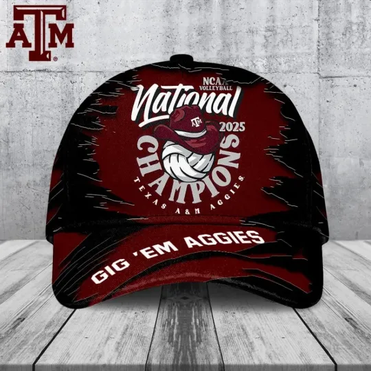 Discover A&M Aggies Women’s 2025 Volleyball National Champions Classic Cap