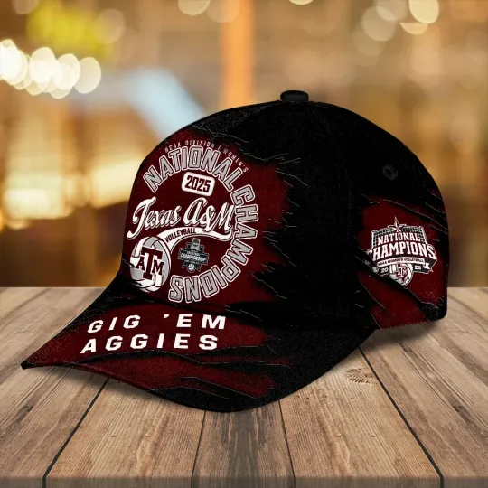 Discover A&M Aggies Women’s 2025 Volleyball National Champions Classic Cap