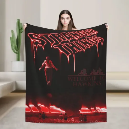 Stranger Things Season 5 Blanket Cozy All-Season Throw