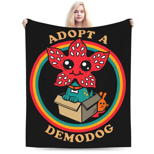 American TV Series Throw Blanket Ed Munson The Demogorgon Winter Couch Bedspread