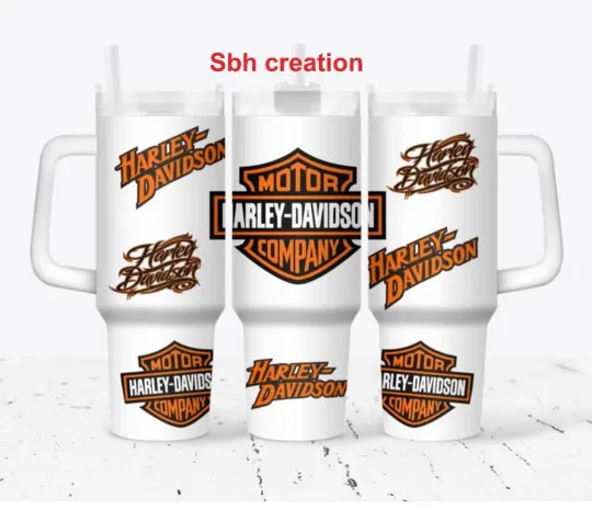 Discover 40oz Motorcycle  theme Tumbler