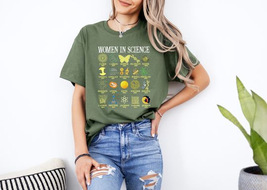 Women Science Shirt | Biology Graphic Tee | Cute Scientist T-Shirt | Science Gift for Women | Science Grad Top