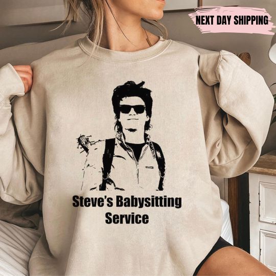 Discover Harrington Strangers Cotton Sweatshirt, Steve Season 4 Fan Crewneck for Teens