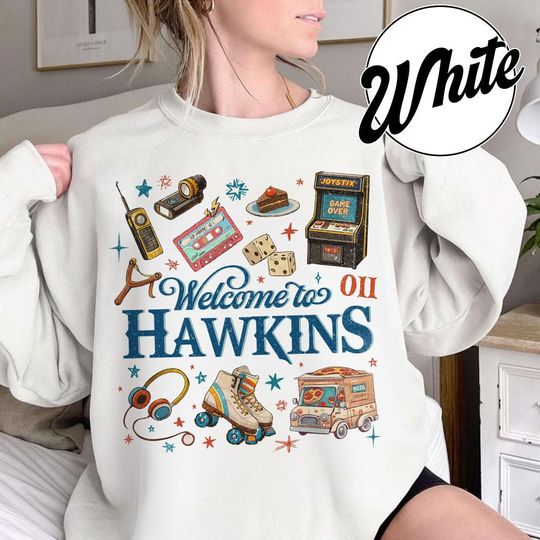 Discover Welcome To Hawskin Sweatshirt, Funny ST5 Inspired Shirt, Friends Dont Lie Fan Tee 181225OS38