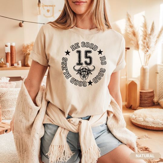 Discover Custom Buffalo Football T-Shirt, Be Good Do Good Fan Tee, Retro Game Day Top with Number Personalization, Vintage Buffalo Sports Fan Apparel