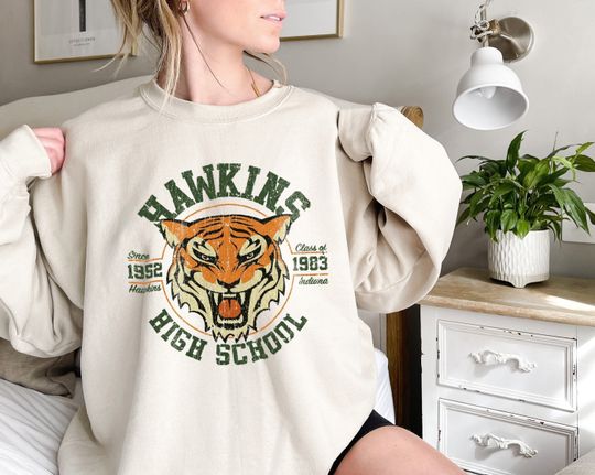 Discover Hawskin High School Sweatshirt, Hawskin Indiana Sweat, Hawskin Tiger Sweatshirt, ST Sweatshirt, Hawskin Class of 1983, Student Popular Shirt