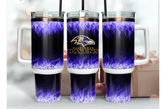 Baltimore Ravens Football 40oz Tumbler