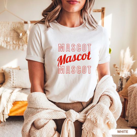 Discover Mascot T-Shirt, School Spirit Tee, Retro School Logo Tee, Sports Shirt