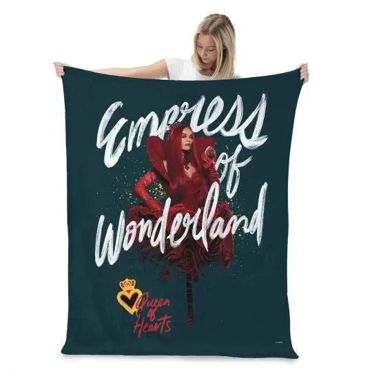 Discover Disney Descendants 4 The Empress Disneyland Fleece Blanket