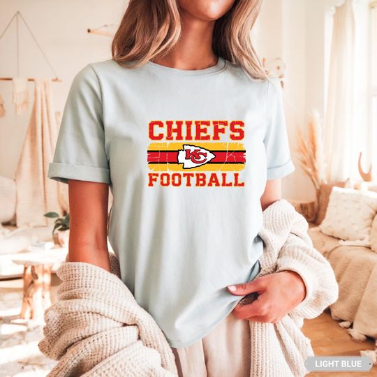 Vintage Chiefs Football Shirt, Kansas City Game Day Tee, Retro Chiefs T-Shirt, Gift for Him Her