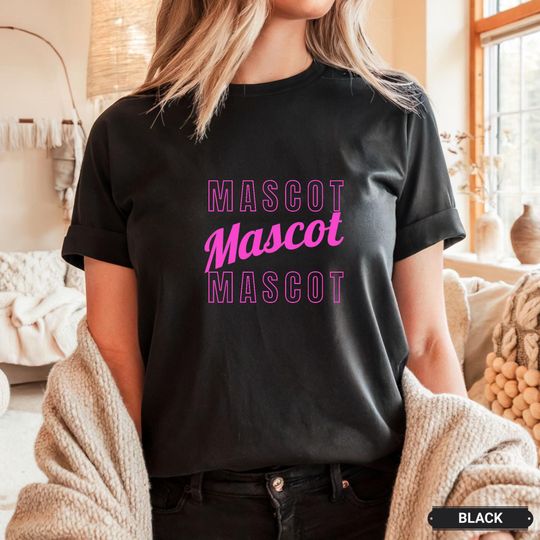 Discover Custom Mascot Name T-Shirt for School and Team Spirit, Football Fan Gift