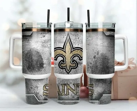 New Orleans Saints Football 40oz Tumbler