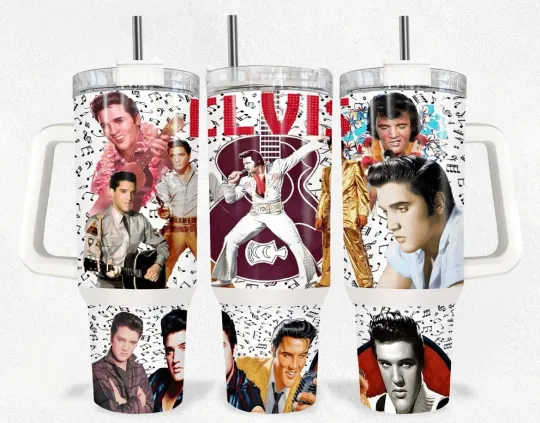 Elvis Presley 40oz Tumbler