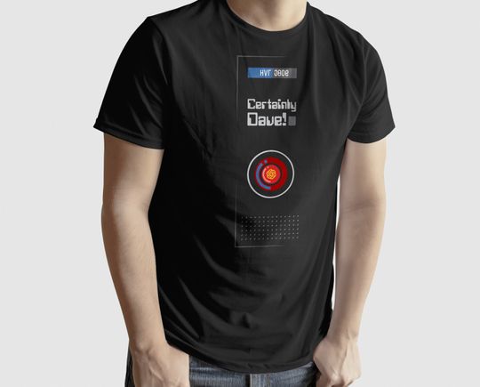 Discover Space Odyssey HAL 9000 T-Shirt - Embrace the AI Revolution. Artificial Intelligence is here man. ChatGPT gift. ChatGPT shirt.