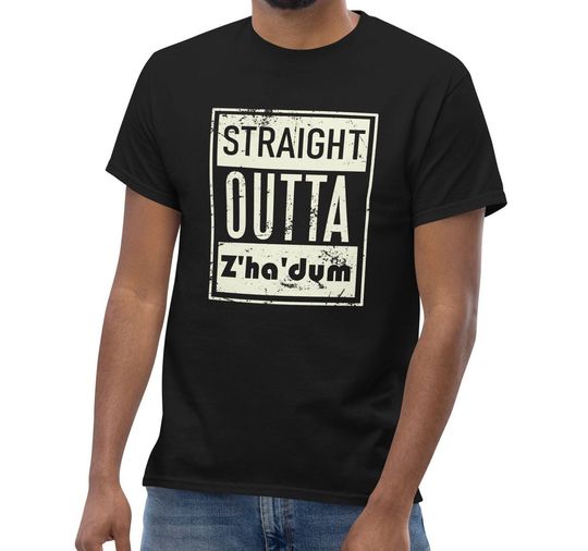 Discover Straight outta z'ha'dum Babylon 5 Shirt,  sci fi babylon 5 quote, Science Fiction Gift, classic tee