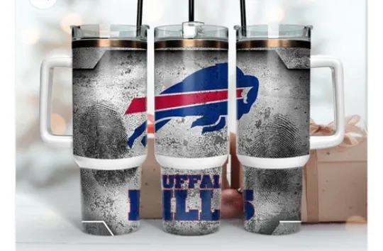 Buffalo Bills Football 40oz Tumbler