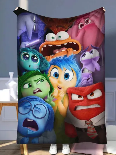 Discover Disney Inside Out Group Fleece Blanket