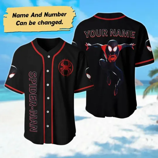 Discover Personalize Spider Man Across The Spider BASEBALL JERSEY SHIRT US Size Best Gift