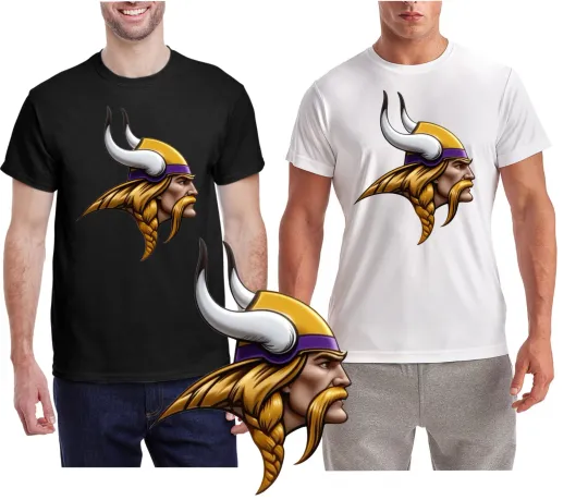 Discover New With Tags/ Vikings Football / Quality Wicking T-Shirt