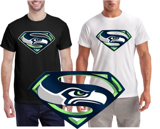 Discover New With Tags / Seahawks Football T-Shirt