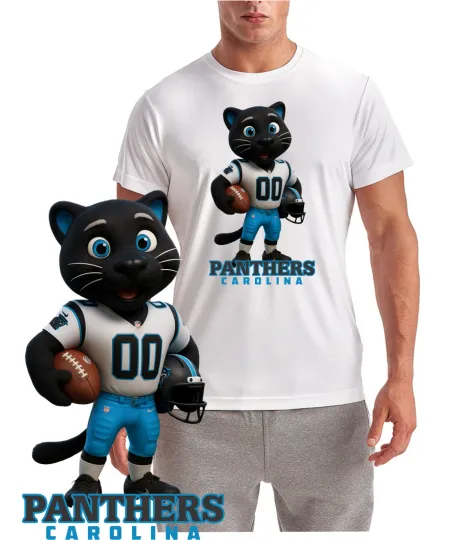 New / Mascot Carolina Panthers / Wicking T-Shirt