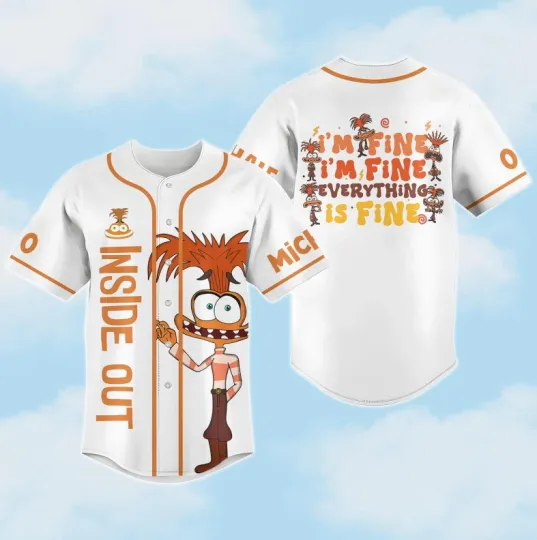 Discover Personalized Inside Out Baseball Jersey Shirt