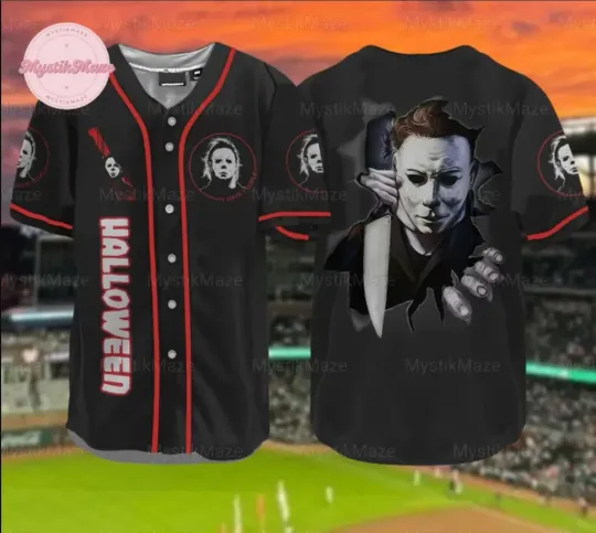 Halloween Michael Myers Baseball Jersey Shirt
