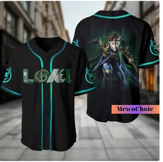 Loki God Of Mischief Baseball Jersey Shirt