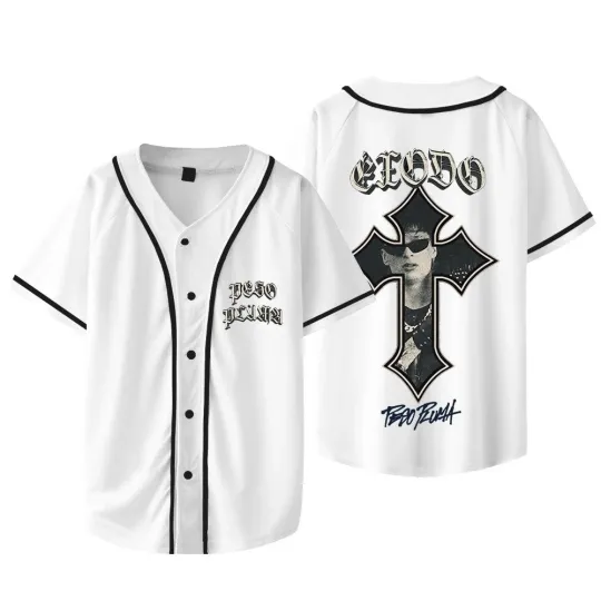 Discover Peso Pluma Exodo Cross Tour Baseball Jacket 2025 Fan Gift