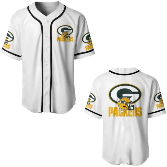 Discover Packers Retro Art Baseball Jersey for Men and Women