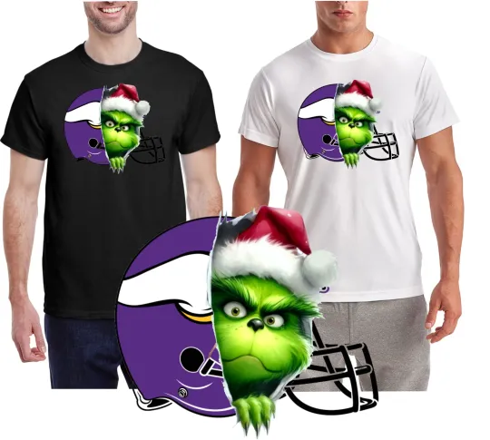 New / Minnesota Vikings funny character Tee / Quality Wicking T-Shirt