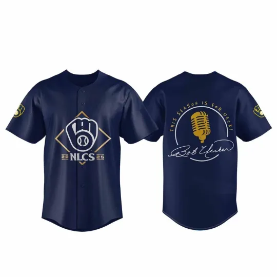 YC Milwaukee Brewers NLCS 2025 Baseball Jersey Shirt