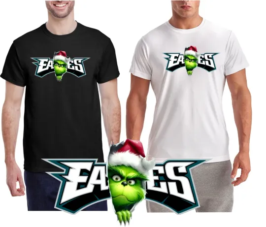 Discover New / Philadelphia Eagles Christmas funny character Tee / Quality Wicking T-Shirt