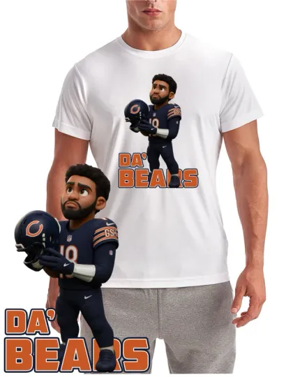 New / Caleb Williams /Chicago Bears T-Shirt / Wicking TriDri Shirt