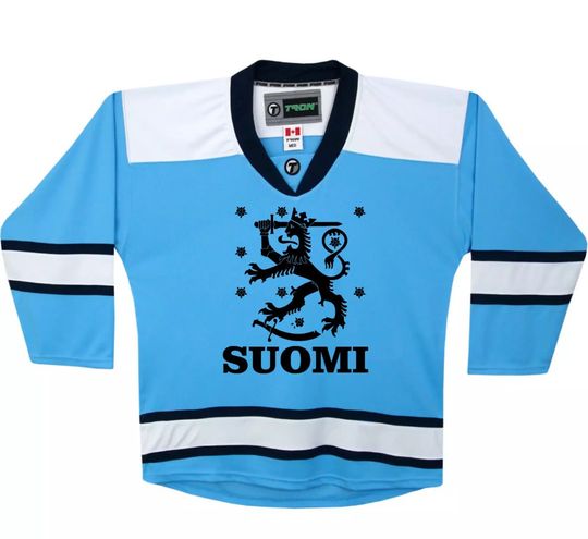 Discover Customized Finland Ice Hockey Jersey name and number on the back