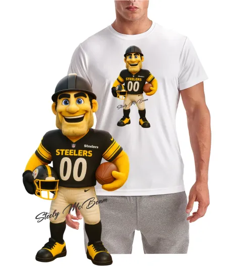 Discover New  / Pittsburgh Steeler Mascot T-shirt / T Shirt