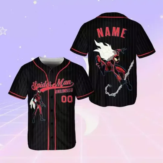 Discover Personalized Spider Man Baseball Jersey Shirt