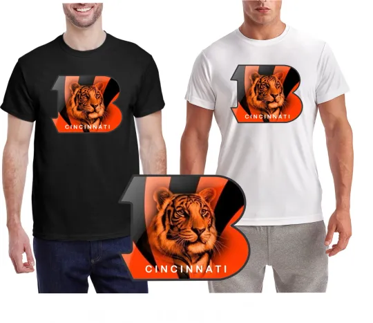Discover New With Tags/ Cincinnati Bengals B Style T-Shirt
