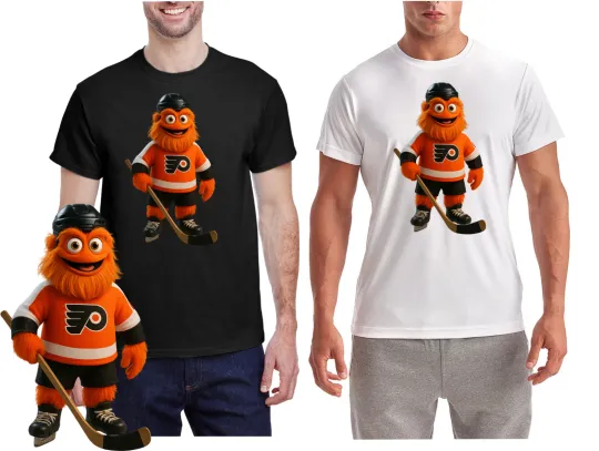 Discover NEW / Flyers Hockey  Griitty Mascot, / quality wicking t shirt