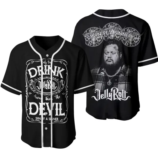 Discover Jelly Roll Baseball Jersey, Beautifully Broken Shirt, 2025 Tour Merchandise