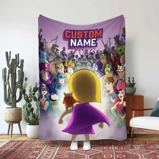 Discover Disney Hamster And Gretel Fleece Bed Custom Blanket Gift For Fan, Kids V4