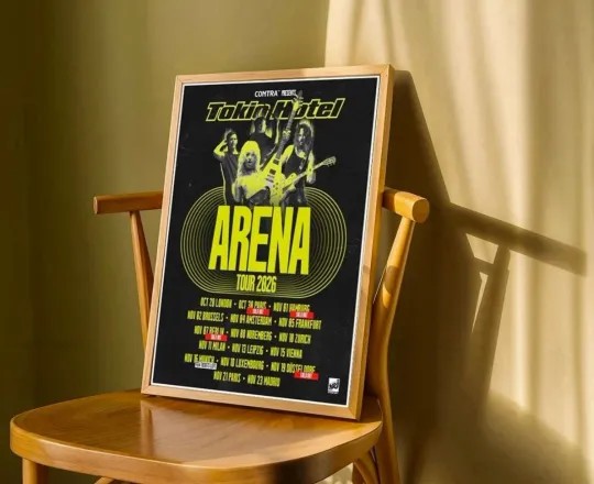 Discover Tokio Hotel 2026 Tour Arena Poster